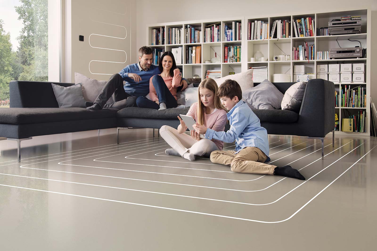 REHAU Flächenheizung für Boden, Wand & Decke